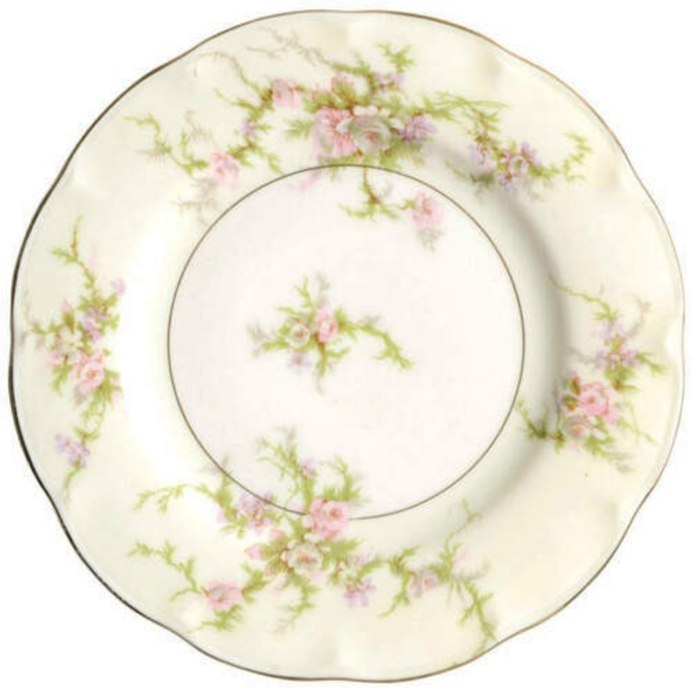 8 Haviland Rosalinde  Bread & Butter Plate 6 1/2"